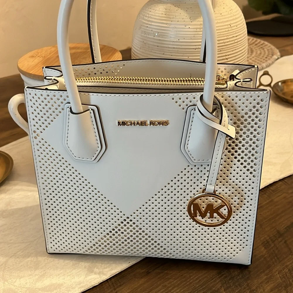 Michael Kors White Handbag
